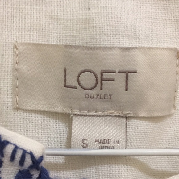 Ann Taylor Loft cotton peasant jacket (sz s) - Picture 5 of 7